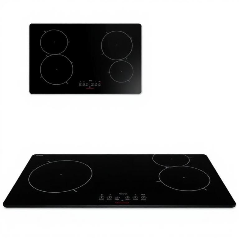 Cooktop eléctrico vitrocerámico 4 zonas