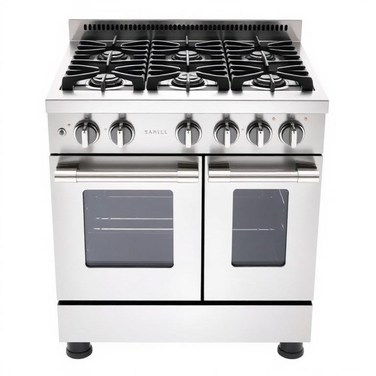 Estufa profesional 36" 6 quemadores