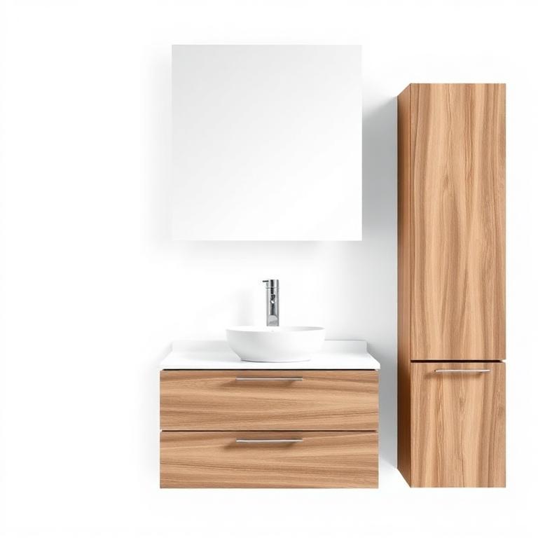 Lavadero para baño con mueble
