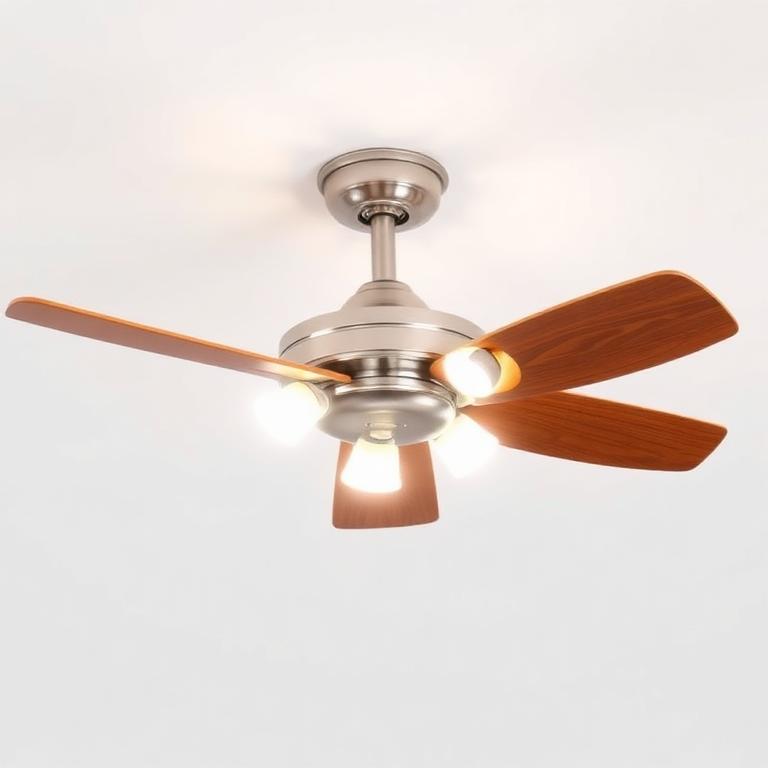 Ventilador de techo con luz LED